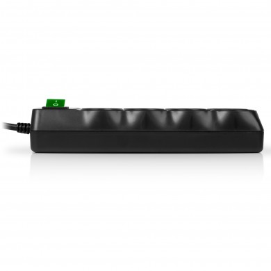Surge Protector SVEN SF-08E / 8 Sockets / 5,0m / Black