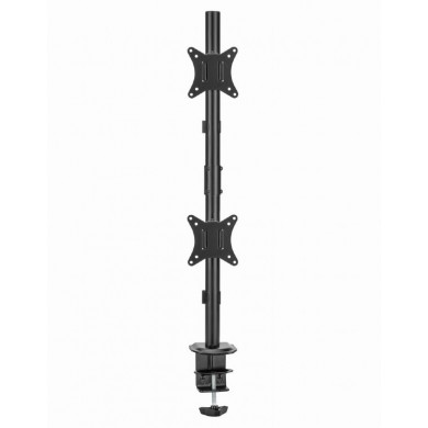 Suport vertical de birou reglabil pentru 2 display-uri, 17&rdquo;-32&rdquo; Gembird MA-D2-02