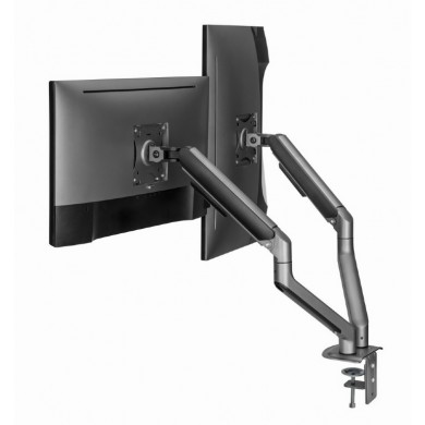 Suport pentru monitor dublu reglabil cu montare pe masa 17&rdquo;-32&rdquo;, Gembird MA-DA2-05