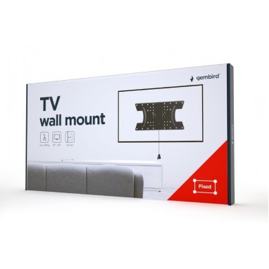 Suport de perete pentru televizor 32-65”, Gembird ”WM-65F-03”