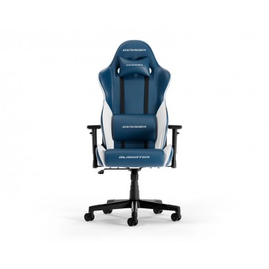 Fotoliu Gaming Chairs DXRacer GLADIATOR-23-L / 150kg / 180-200cm / Blue/White