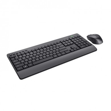 Tastatura si Mouse Wireless Trust Trezo, Black