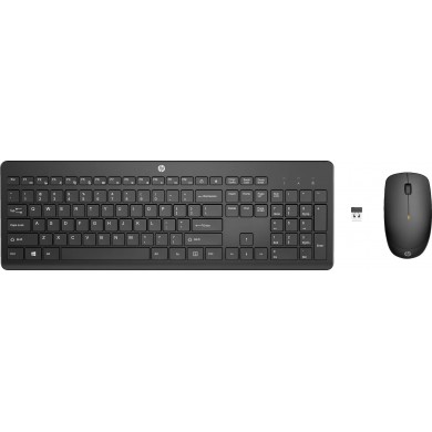 Tastatura si mouse Wireless HP 650, Black