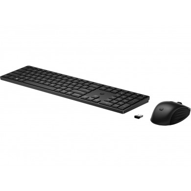 Tastatura si mouse Wireless HP 650, Black
