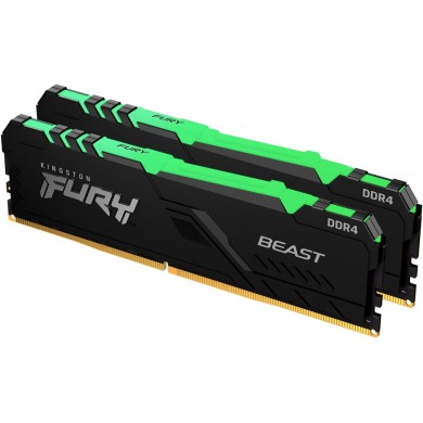 Memorie operativa Kingston FURY&reg; Beast DDR4 RGB DDR4-3733 32GB (Kit of 2*16GB)