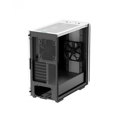 Carcasa DEEPCOOL CK500 WH / w/oPSU / Side-Window / 1x120mm / ATX / White