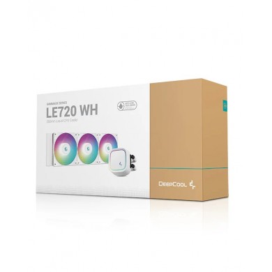 Sistem de racire lichid DEEPCOOL LE720 WH / Universal / 250W / fans: 500~2250pm, pump: 2550rpm / 17.6~32.9dBA / 85.85CFM / White