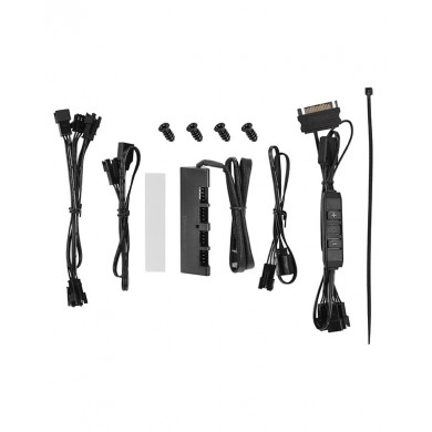 Cooler pentru carcase DEEPCOOL &rdquo;CF120-3IN1&rdquo; / 3 x A-RGB LED 120mm / Black