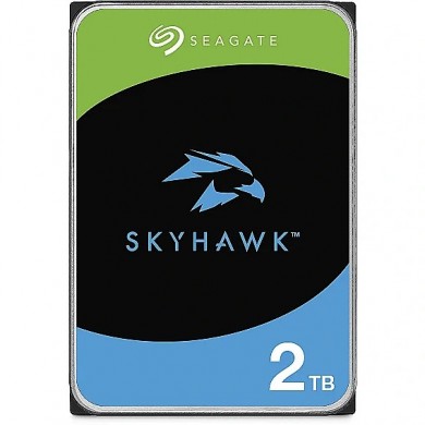 3.5” HDD 2.0TB  Seagate ST2000VX017  SkyHawk™ Surveillance, CMR Drive, 5400rpm, 256MB, SATAIII