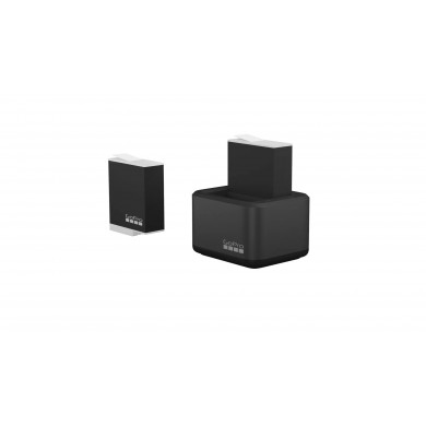 Оncarcator dublu de baterii + baterii Enduro GoPro  / HERO9, HERO 10, HERO 11, HERO12 / 2x1720mAh