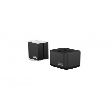 Оncarcator dublu de baterii + baterii Enduro GoPro  / HERO9, HERO 10, HERO 11, HERO12 / 2x1720mAh