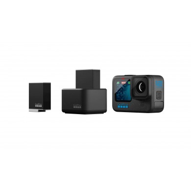 Оncarcator dublu de baterii + baterii Enduro GoPro  / HERO9, HERO 10, HERO 11, HERO12 / 2x1720mAh