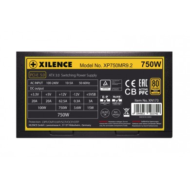 Bloc de alimentare XILENCE &rdquo;Performance X&rdquo; Series XP750MR9.2 (XN173) / 750W