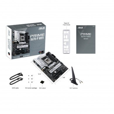 Placa de baza ASUS PRIME X670-P WIFI / AM5 / AMD X670 / DDR5 / ATX