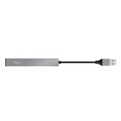 Mini USB HUB Trust HALYX 4-PORT, silver Mini USB HUB Trust HALYX 4-PORT, silver