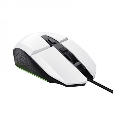 Mouse Gaming Trust GXT 109W FELOX, USB, White