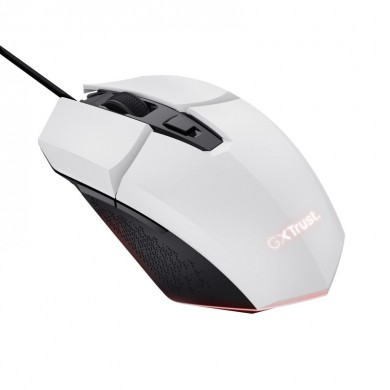 Mouse Gaming Trust GXT 109W FELOX, USB, White