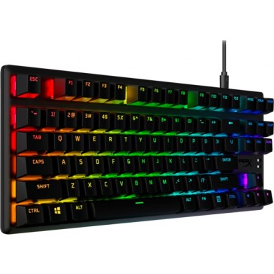Tastatura HYPERX Alloy Origins Core PBT, HyperX Aqua - Tactile key  switch, [639N9AA#ABA]
