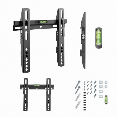 Suport TV de perete (fix)  23-42”  Gembird ”WM-42F-02”, Black