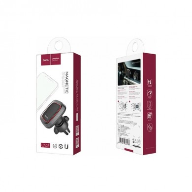 Suport auto HOCO CA23 Lotto series, Magnetic air outlet holder, Black