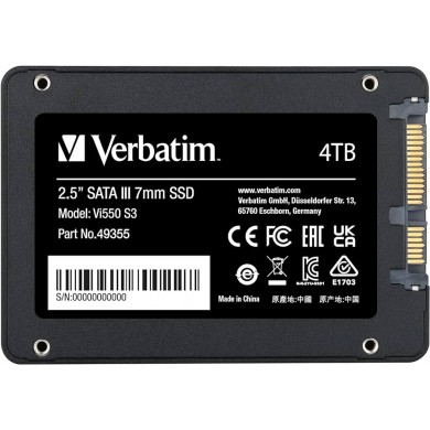 SSD 2.5&rdquo; Verbatim VI550 S3 4.0TB
