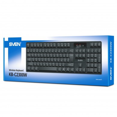 Tastatura Wireless SVEN KB-C2300W, Black