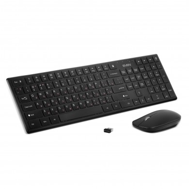 Tastatura cu mouse Wireless SVEN KB-C2550W, Black
