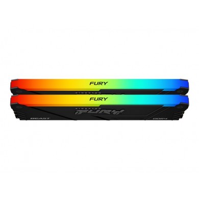 Memorie operativa Kingston FURY® Beast DDR4 RGB 3200 MHz 32GB (Kit of 2*16GB)