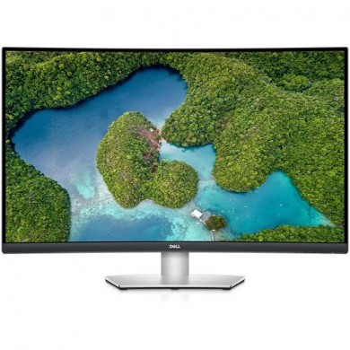31.5" Monitor DELL S3221QSA / Curved  / 4ms / 4K / Black/Silver