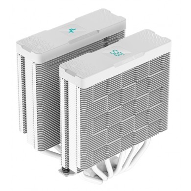 Cooler DEEPCOOL  AG620 DIGITAL WH ARGB / Universal / 260W / 300~1950rpm, <29.4dBA / 67.88CFM / White
