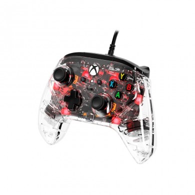 Gamepad HyperX Clutch Gladiate RGB [7D6H2AA],  for Xbox Series S/X / PC, Transparent