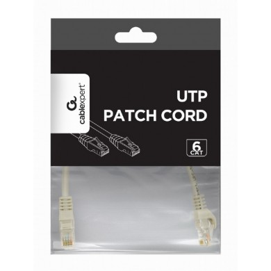 UTP Cat6 Patch cord, 0.25 m, Grey