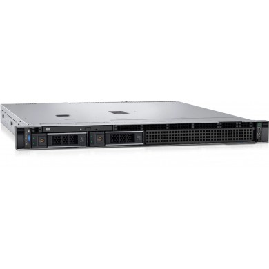 Dell PowerEdge R250 1U Rack, Intel Xeon E-2314 (2.8GHz, 8M, 4C/4T, 65W), 1x16GB UDIMM DDR4 RAM, 2TB HDD SATA,  (Chassis 4x3.5&rdquo; Hot-Plug HDD), iDRAC9 Basic, On-Board LOM Broadcom 5720 Dual Port 1Gb, TPM 2.0 V3, Single Hot-Plug 700W PSU Titanium, 1U/2U Static Rails.