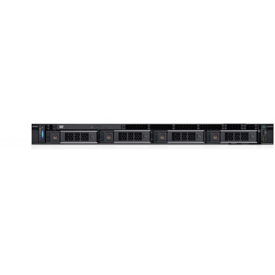 Dell PowerEdge R250 1U Rack, Intel Xeon E-2314 (2.8GHz, 8M, 4C/4T, 65W), 1x16GB UDIMM DDR4 RAM, 2TB HDD SATA,  (Chassis 4x3.5&rdquo; Hot-Plug HDD), iDRAC9 Basic, On-Board LOM Broadcom 5720 Dual Port 1Gb, TPM 2.0 V3, Single Hot-Plug 700W PSU Titanium, 1U/2U Static Rails.