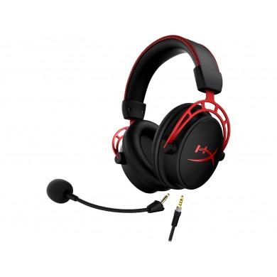 Casti Gaming HyperX Cloud Alpha, black/red, [4P5L1AM#ABB]