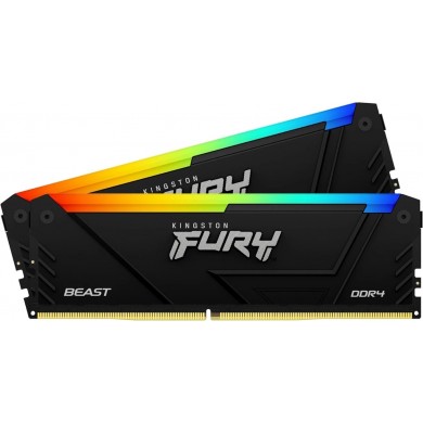 Memorie operativa Kingston FURY Beast DDR4 RGB DDR4-3200 64GB (Kit of 2*32GB)
