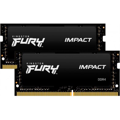 Memorie operativa Kingston FURY&reg; Impact DDR4-2666 SODIMM 64GB (Kit of 2*32GB)