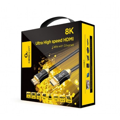 Cablu video Cablexpert CCBP-HDMI8K-AOC-10M/ &rdquo;AOC Premium Series&rdquo;/ Supports 8K UHD resolutions at 60Hz/ male-male/10 m