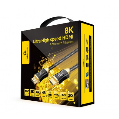 Cablu video Cablexpert CCBP-HDMI8K-AOC-20M/ &rdquo;AOC Premium Series&rdquo;/ Supports 8K UHD resolutions at 60Hz/ male-male/20 m