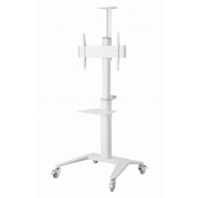 Suport de podea 37” - 70”, Gembird ”TVS-70T-02-W”, White Suport de podea 37” - 70”, Gembird ”TVS-70T-02-W”, White