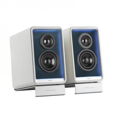 Hi-Res boxe Speakers Edifier QR65  with GaN charger 65w / 2x35W / Bluetooth / RGB / White