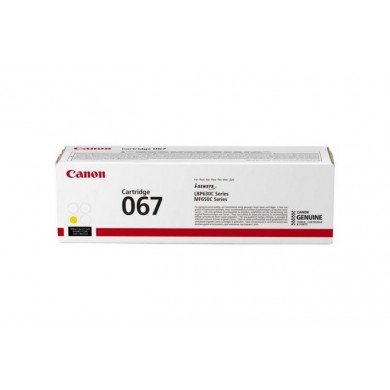 Laser Cartridge Canon 067 Y (5099C002), Yellow (1250 pages) for F651Cw /MF655Cdw /MF657Cdw /LBP631Cw /LBP633Cdw.