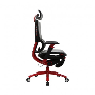 Fotoliu Gaming 1STPLAYER ERGO PLAY/ 160kg/  3D armrest/ White&Red