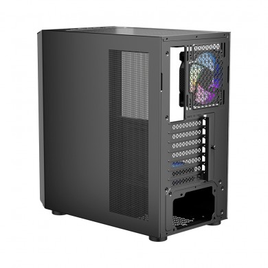Carcasa Gaming 1STPLAYER T7-P / no PSU / Side-Window / 7x120mm / ATX / Black
