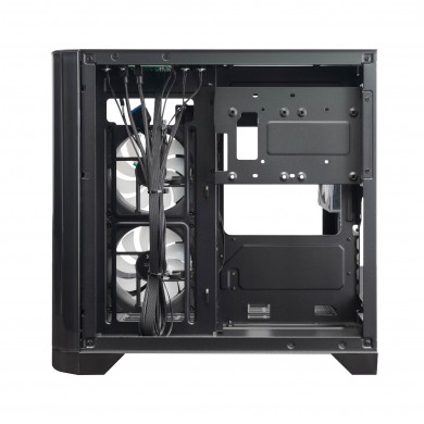 Carcasa Gaming 1STPLAYER UV5 / no PSU / Side-Window / 3x120mm / mATX / Black