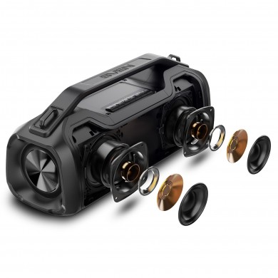 Boxa portabila SVEN PS-390 Black / 50W / Bluetooth / FM tuner / USB / microSD / TWS