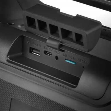 Boxa portabila SVEN PS-390 Black / 50W / Bluetooth / FM tuner / USB / microSD / TWS