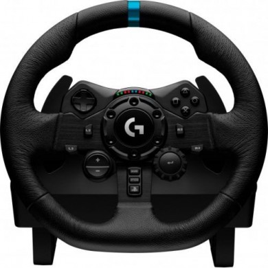 Volan si pedale pentru PS4 si PC Logitech TRUEFORCE G923, Black
