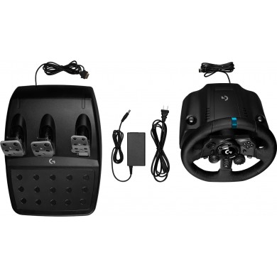 Volan si pedale pentru PS4 si PC Logitech TRUEFORCE G923, Black