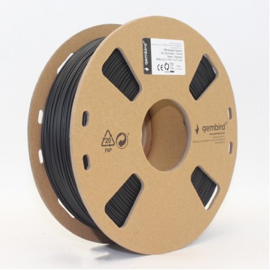 Gembird TPE flexible filament, Black, special thermopolymer allows to obtain materials similar to rubber, 1.75mm, 1kg
